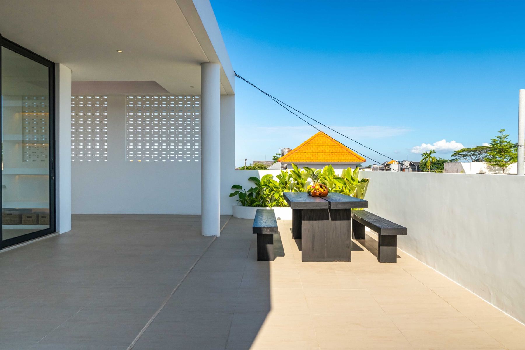 Rooftop terrace at Casa Di Cemagi